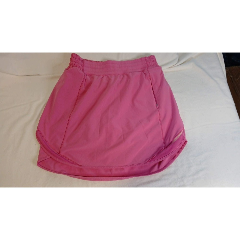 Lululemon Pace Rival Skirt Pink Athletic Tennis Running Skort Womens Medium